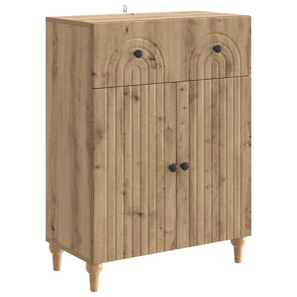 Aparador Roble Artesanal 66 x 345 x 90 cm Madera de Ingeniería Roble artesanal 894184