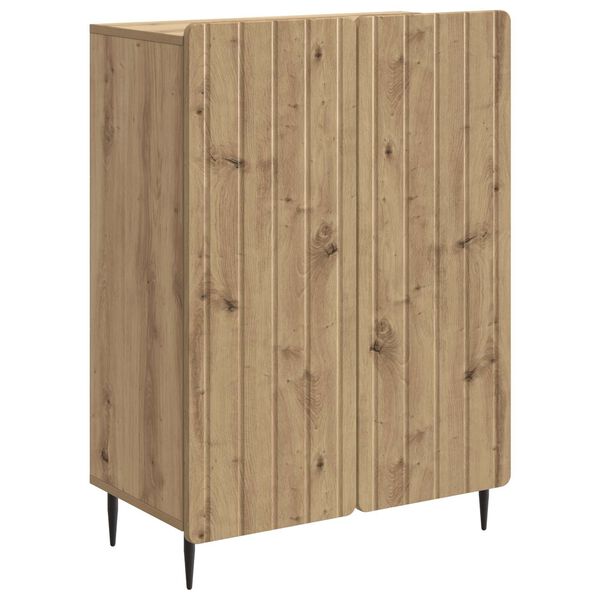 Aparador Roble Artesanal 66 x 345 x 92 cm Madera de Ingeniería Roble artesanal