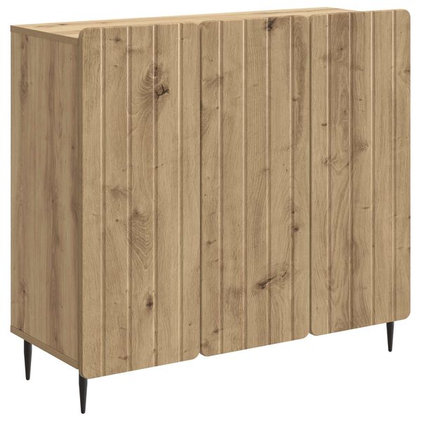 Aparador Roble Artesanal 89 x 345 x 82 cm Madera de Ingeniería Roble artesanal