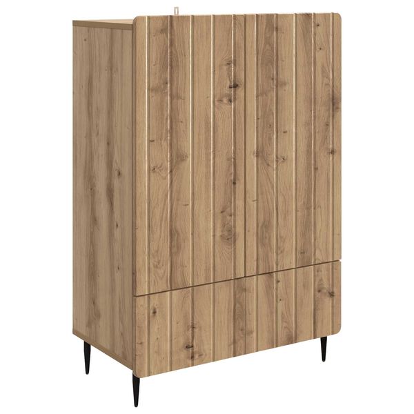 Aparador Roble Artesanal 66 x 345 x 97 cm Madera de Ingeniería Roble artesanal