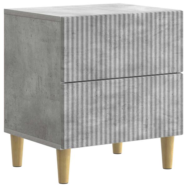 Armario de Noche con cajón Gris Hormigón 43 x 345 x 48 cm Gris hormigón 894531