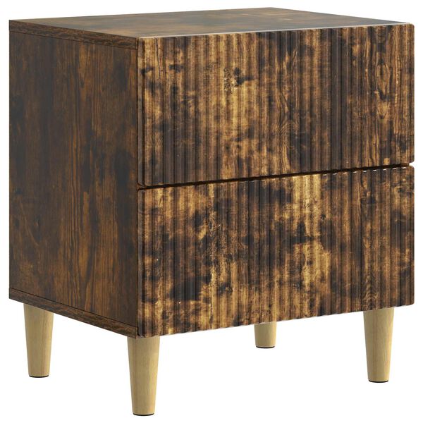 Armario de Noche con cajón Roble Ahumado 43 x 345 x 48 cm Roble ahumado 894535