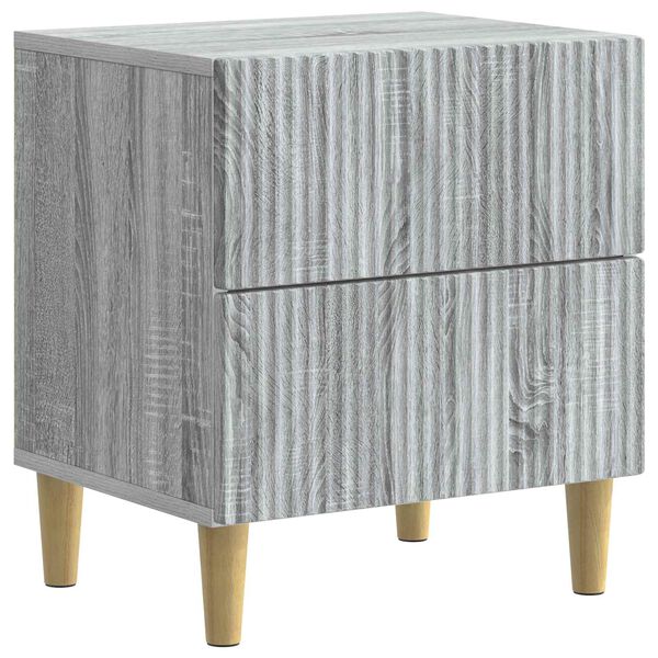 Armario de Noche con cajón Gris Sonoma 43 x 345 x 48 cm Gris sonoma 894537