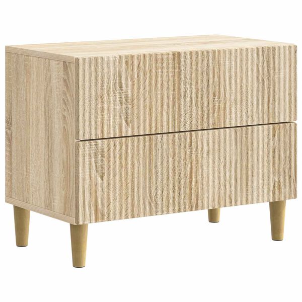 Armario de Noche con cajón Roble Sonoma 62 x 345 x 48 cm Madera reciclada 894547