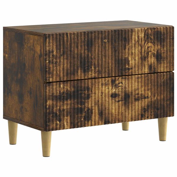 Armario de Noche con cajón Roble Ahumado 62 x 345 x 48 cm Roble ahumado 894550
