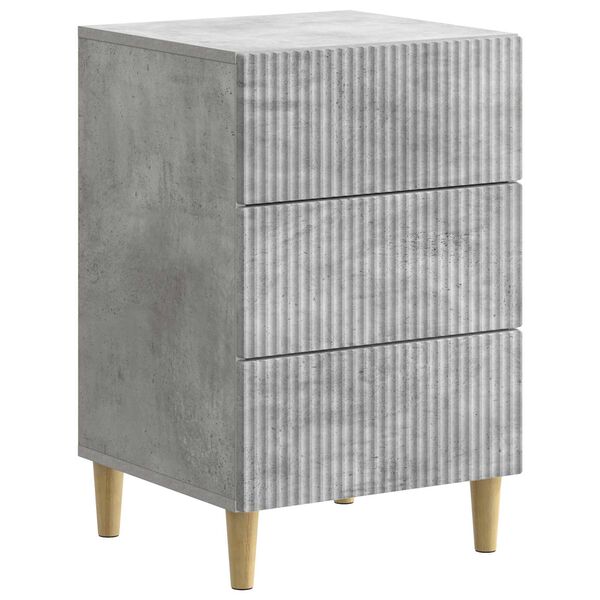 Armario de Noche con cajón Gris Hormigón 43 x 41 x 665 cm Gris hormigón 894558