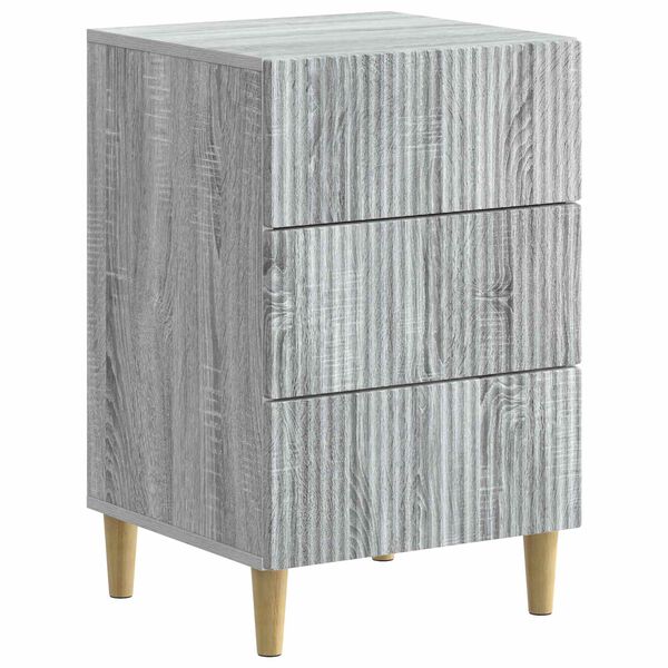 Armario de Noche con cajón Gris Sonoma 43 x 41 x 665 cm Gris sonoma 894561
