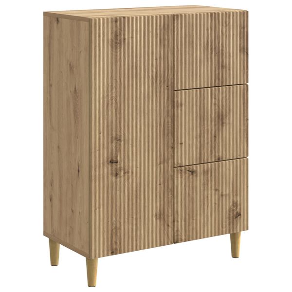 Aparador Roble Artesanal 66 x 345 x 90 cm Madera de Ingeniería Roble artesanal 894634