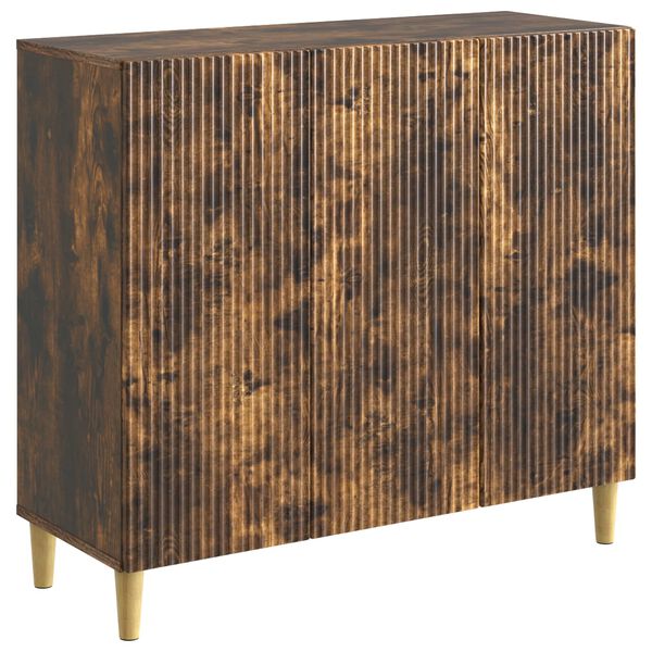 Aparador Roble Ahumado 89 x 345 x 80 cm Madera de Ingeniería Roble ahumado 894650