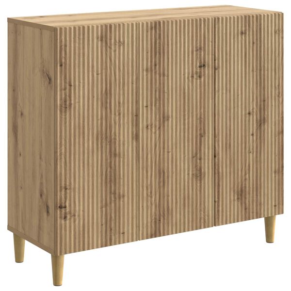 Aparador Roble Artesanal 89 x 345 x 80 cm Madera de Ingeniería Roble artesanal 894654
