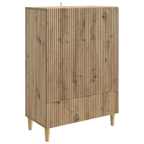 Aparador Roble Artesanal 66 x 345 x 95 cm Madera de Ingeniería Roble artesanal 894674