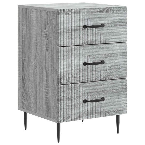 Armario de Noche con cajón Gris Sonoma 43 x 41 x 665 cm Gris sonoma 894791