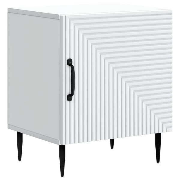 Armario de Noche 43 x 345 x 50 cm Madera de Ingeniería White 894795