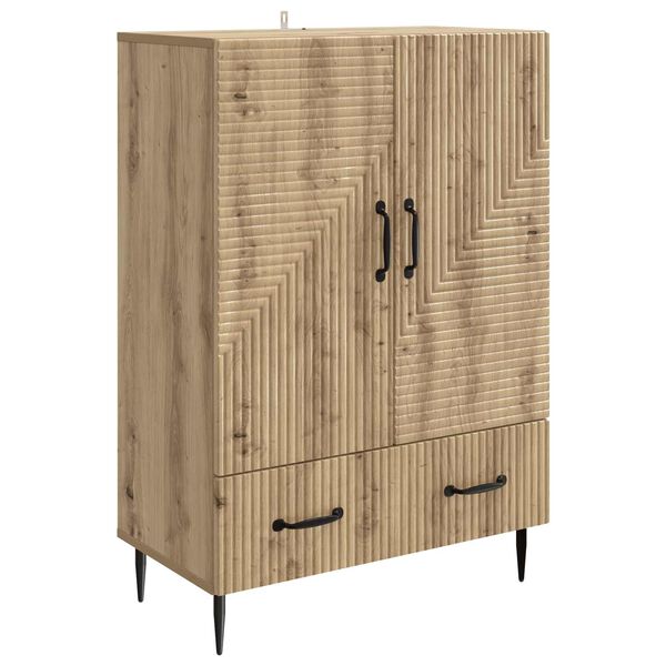 Aparador Roble Artesanal 66 x 345 x 95 cm Madera de Ingeniería Roble artesanal 894904