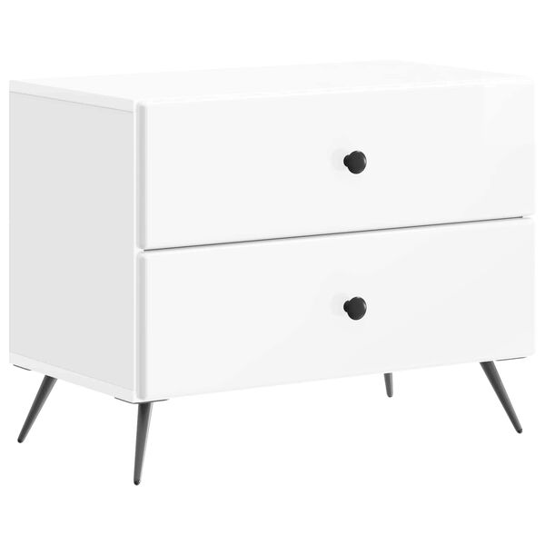 Armario de Noche con cajón Brillante 62 x 345 x 475 cm brillante 895469