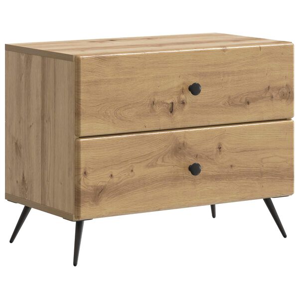 Armario de Noche con cajón Roble Artesanal 62 x 345 x 475 cm Roble artesanal 895474