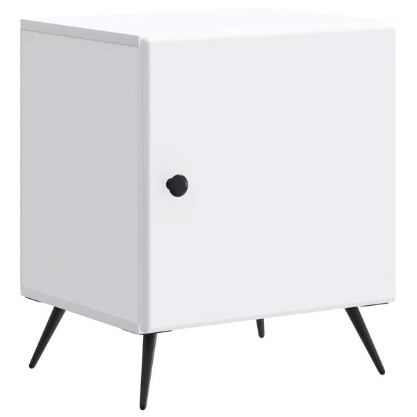 Armario de Noche 43 x 345 x 50 cm Madera de Ingeniería White 895485