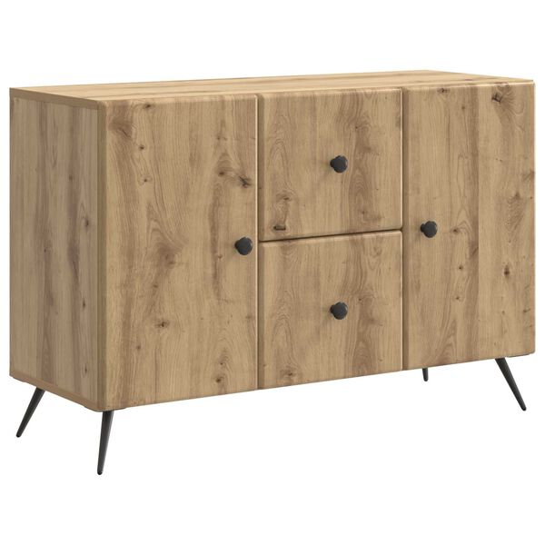 Aparador Roble Artesanal 89 x 345 x 60 cm Madera de Ingeniería Roble artesanal 895584