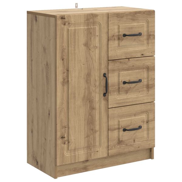 Aparador Roble Artesanal 66 x 345 x 87 cm Madera de Ingeniería Roble artesanal 895784