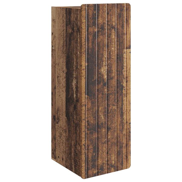 Armario de pared Madera envejecida 33 x 345 x 94 cm Madera envejecida 33 x 34,5 x 94 cm