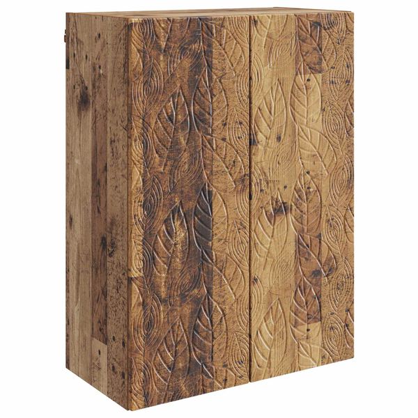 Armario de pared Madera envejecida 66 x 345 x 90 cm Madera envejecida 898743