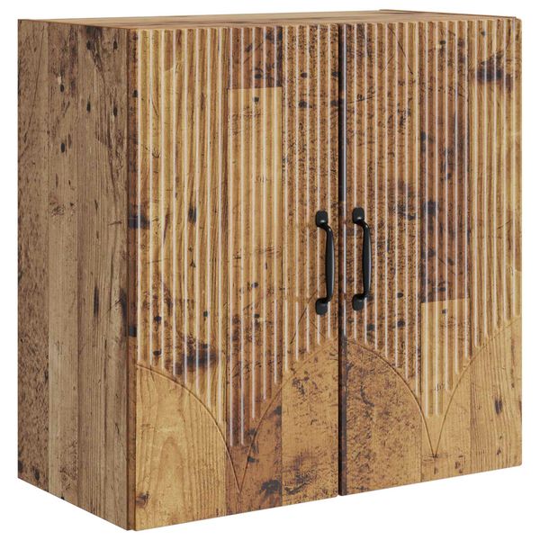 Armario de pared Madera envejecida 59 x 31 x 60 cm Madera envejecida 898923