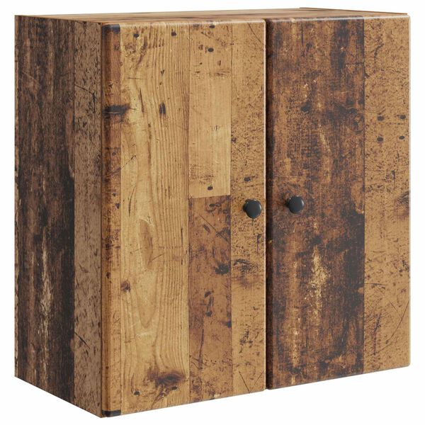Armario de pared Madera envejecida 59 x 31 x 60 cm Madera envejecida 899093
