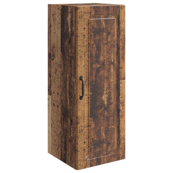 Armario de pared Madera envejecida 33 x 345 x 90 cm Madera envejecida 899273