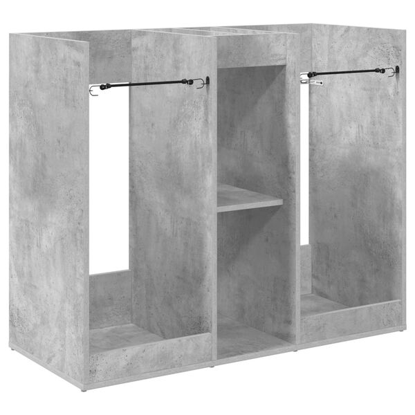 Armario de Golf Liso Gris Concreto 102 x 45 x 855 cm Gris hormigón 102 x 45 x 85,5 cm