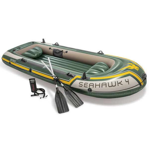 Intex Set de barca inflable con remos y bomba Seahawk 4 68351NP Seahawk 4