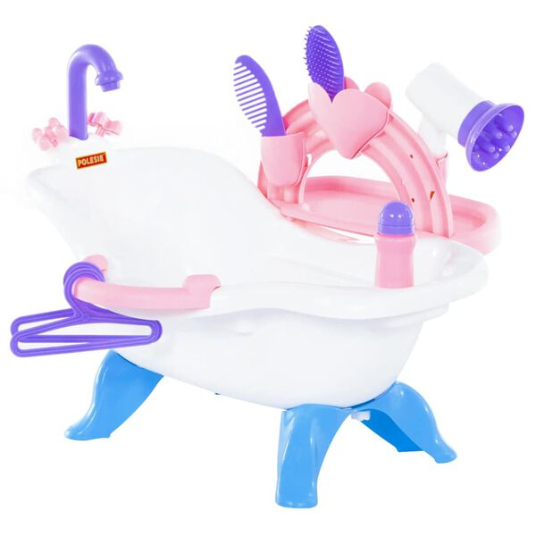 Polesie Wader Juego de bañera de muñecas 7 piezas 83x53x415 cm