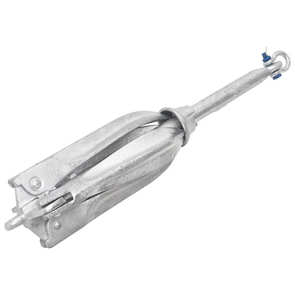 Ancla plegable hierro fundido galvanizado caliente plata 10 kg sin cuerda 10 kg