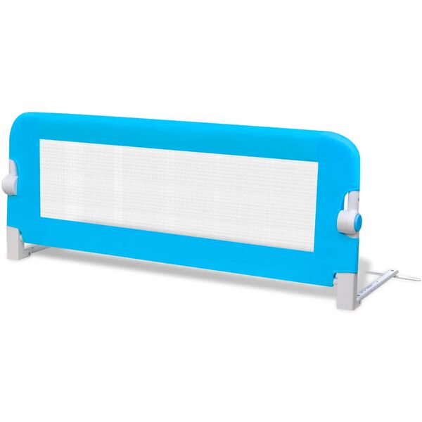 Barandilla de seguridad cama de niño 102×42 cm azul Azul 102 x 42 cm