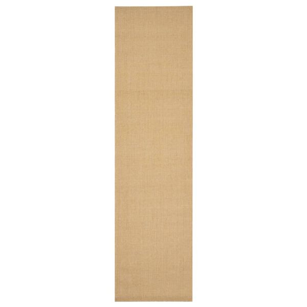 Alfombra de sisal natural 66×250 cm Natural 66 x 250 cm