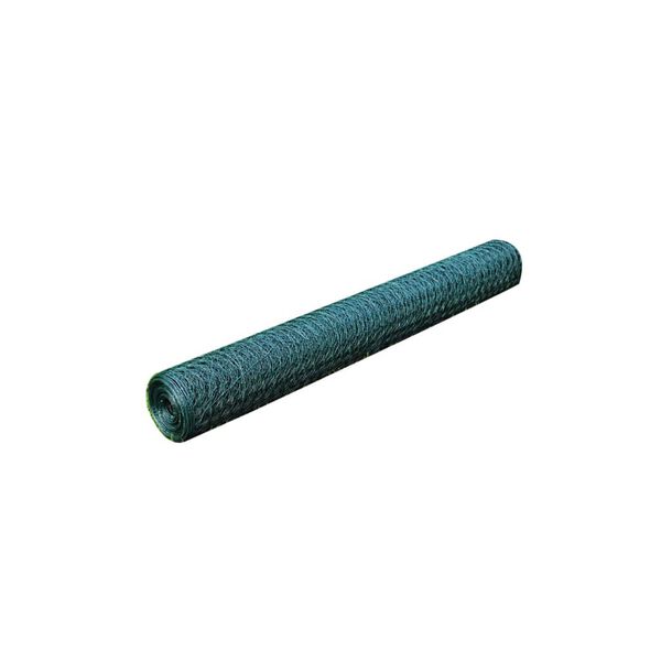 Alambrada de gallinero con revestimiento PVC verde 25×075 m Verde 140411