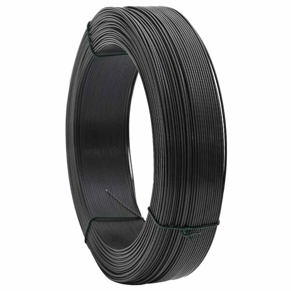 Alambre para atar vallas acero gris antracita 250 m 16/25 mm Antracita 1.6 / 2.5 mm