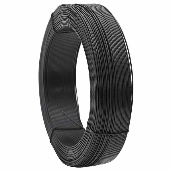 Alambre para atar vallas acero gris antracita 250 m 23/38 mm Antracita 2.3 / 3.8 mm