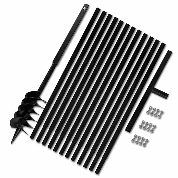 Taladro De Tierra Con Mango 120 mm Con Tubo De Extensión 13 M Acero 120 mm Con tubo 13 m