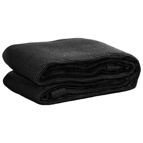 Alfombra de tienda de campaña negro 250×450 cm Negro 250 x 450 cm