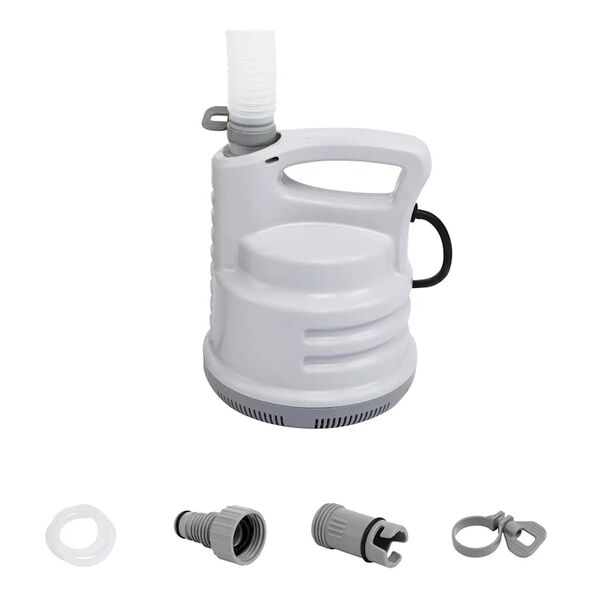Bestway Bomba de desagüe para piscina blanca 3202717