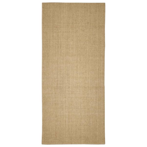 Alfombra de sisal para rascador 66×150 cm Marrón claro 66 x 150 cm
