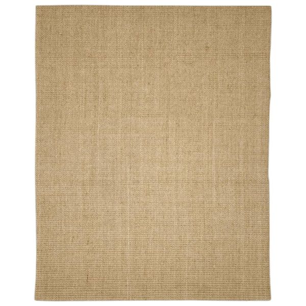 Alfombra de sisal para rascador 80×100 cm Marrón claro 80 x 100 cm