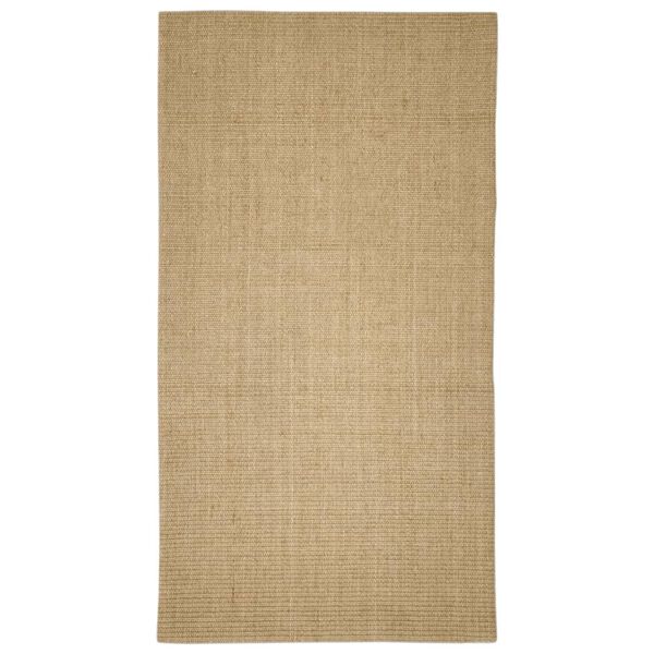 Alfombra de sisal para rascador 80×150 cm Marrón claro 80 x 150 cm