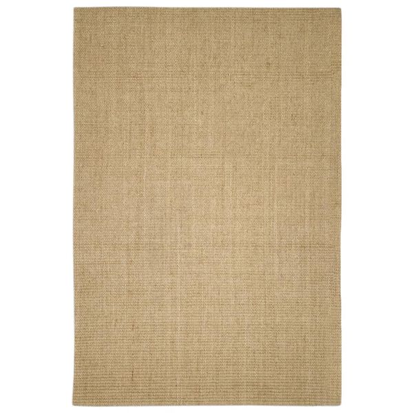 Alfombra de sisal para rascador 100×150 cm Marrón claro 100 x 150 cm