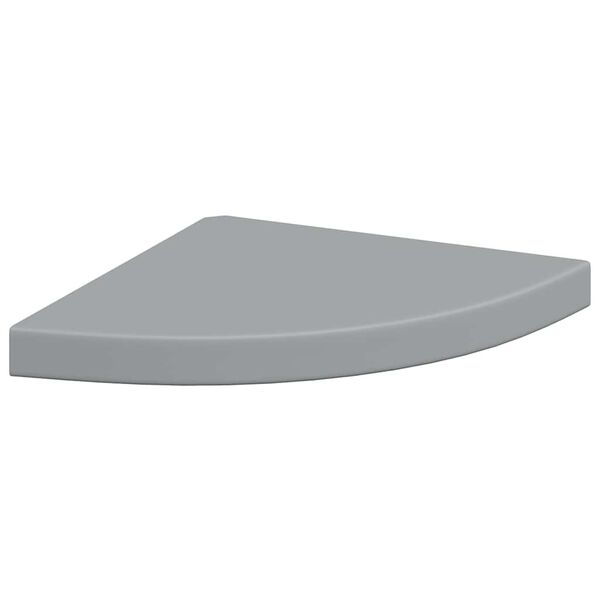 323922 Floating Corner Shelf Grey 35x35x38 cm MDF Gris 35 x 35 x 3.8 cm
