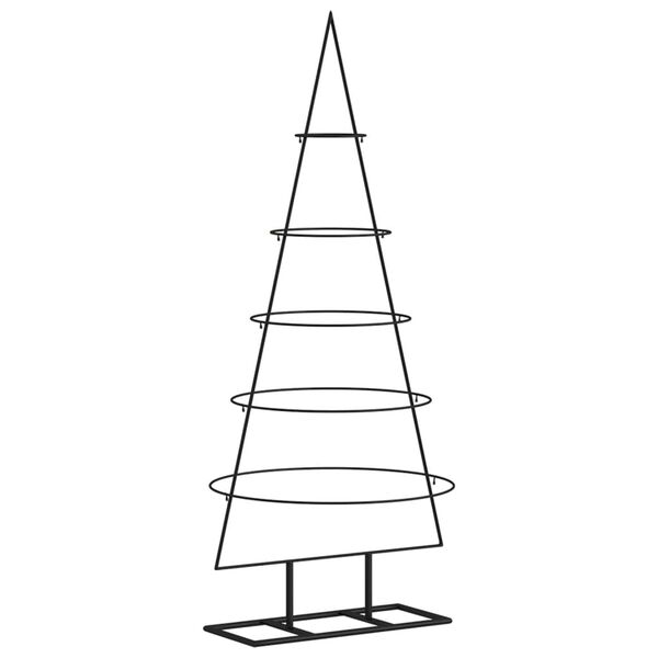 | Árbol de Navidad de metal | con soporte 125 cm Negro 125 cm