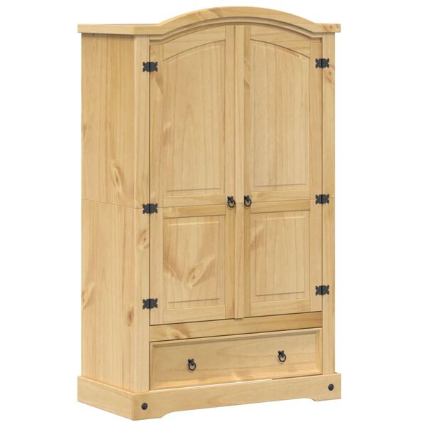 Armario «Corona» 101x52x170 cm Madera maciza de pino