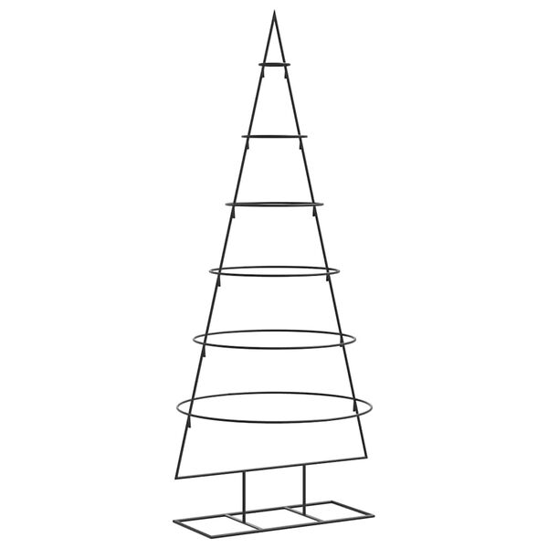 | Árbol de Navidad de metal | con soporte 150 cm Negro 150 cm