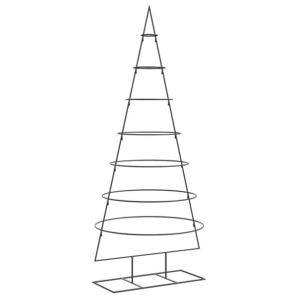 | Árbol de Navidad de metal | con soporte 180 cm Negro 180 cm