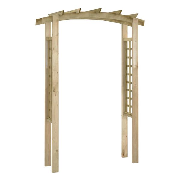 Arco con enrejado de madera 150x60x210 cm